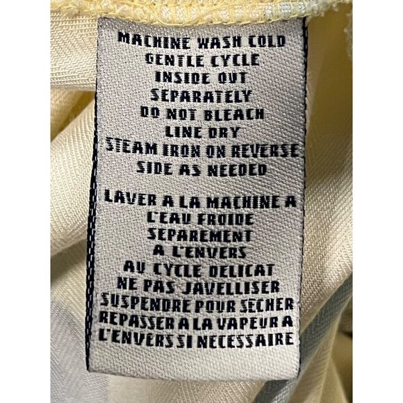 Caribbean Joe Women Yellow Floral Halter Dress 2X Summer Wind Iris Spray NWT New - Picture 8 of 8